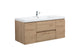Laviva 313AUR-48SO-GW Aurora 48" Sonoma Oak Wall Hung Bathroom Vanity