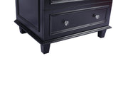 Laviva 313DVN-30E-WC Luna 30" Espresso Bathroom Vanity with White Carrara Marble Countertop - view 8