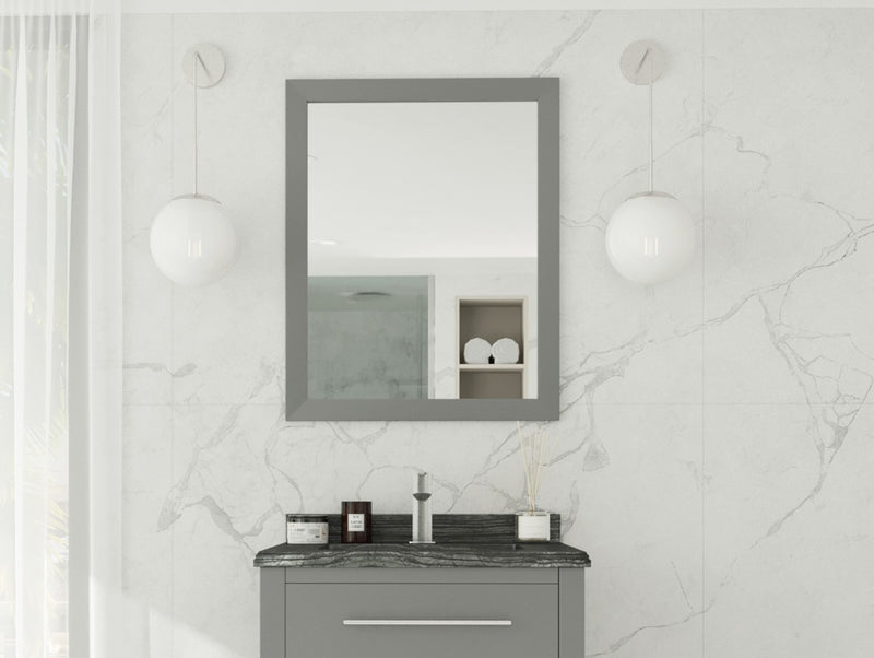 Laviva 313FF-2430G Sterling 24" Framed Rectangular Grey Mirror