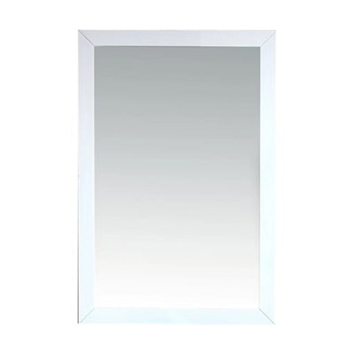 Laviva 313FF-2430W Sterling 24" Framed Rectangular White Mirror
