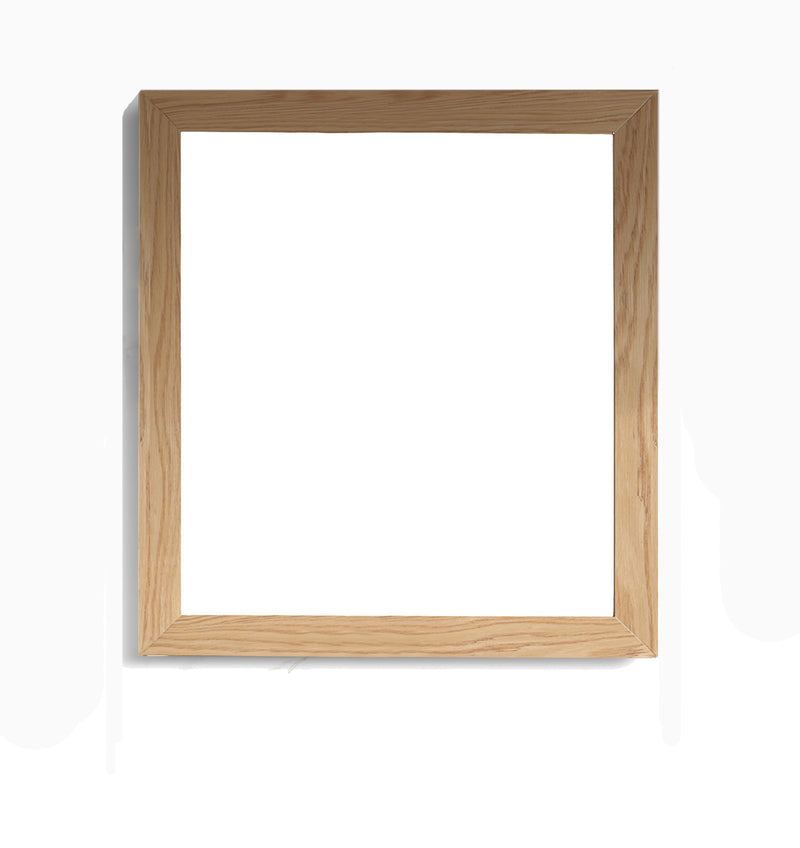 Laviva 313FF-3030CO Sterling 30" Framed Square California White Oak Mirror