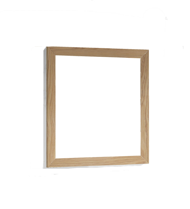 Laviva 313FF-3030CO Sterling 30" Framed Square California White Oak Mirror