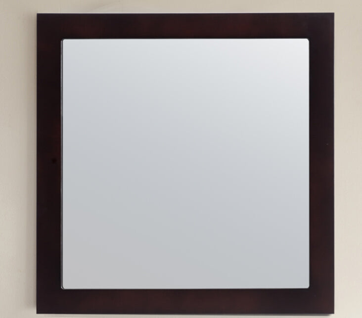 Laviva 313FF-3030E Sterling 30" Framed Square Espresso Mirror