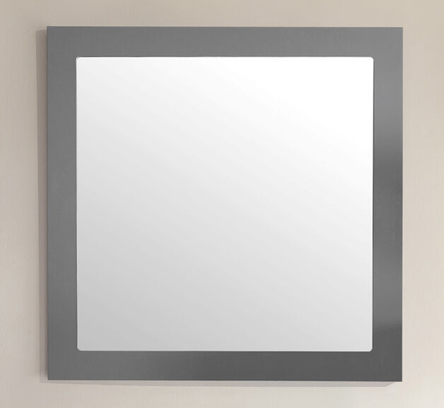 Laviva 313FF-3030MG Sterling 30" Framed Square Maple Grey Mirror