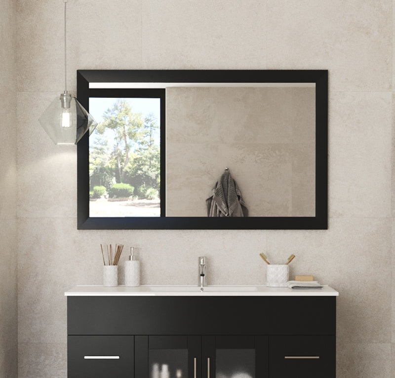 Laviva 313FF-4830E Sterling 48" Framed Rectangular Espresso Mirror