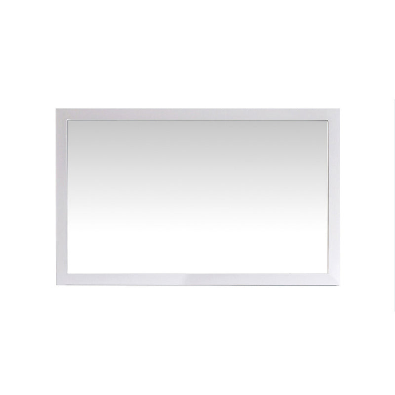 Laviva 313FF-4830W Sterling 48" Framed Rectangular White Mirror