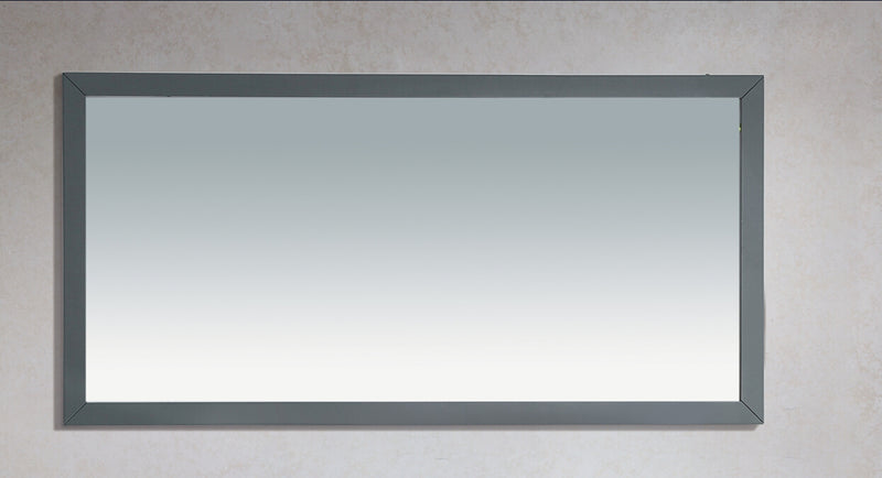 Laviva 313FF-6030MG Sterling 60" Framed Rectangular Maple Grey Mirror
