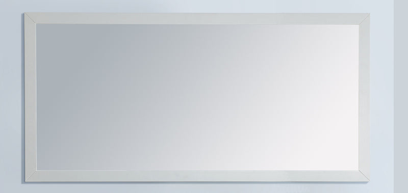 Laviva 313FF-6030W Sterling 60" Framed Rectangular White Mirror