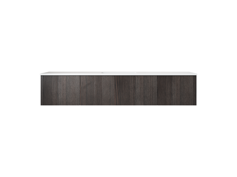 Laviva 313LGN-72CCR-MW Legno 72" Carbon Oak Single Sink Bathroom Vanity