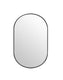 Laviva 313MFPIL-3048MB Pill 30x48 Oval Metal Framed Mirror in Matte Black