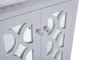 Laviva 313MKSH-24W-MW Mediterraneo 24" White Bathroom Vanity with Matte White VIVA Stone Solid Surface Countertop - view 4