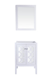 Laviva 313MKSH-24W Mediterraneo 24" White Bathroom Vanity Cabinet - view 2