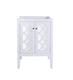 Laviva 313MKSH-24W Mediterraneo 24" White Bathroom Vanity Cabinet