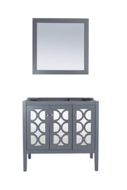 Laviva 313MKSH-36G Mediterraneo 36" Grey Bathroom Vanity Cabinet - view 2