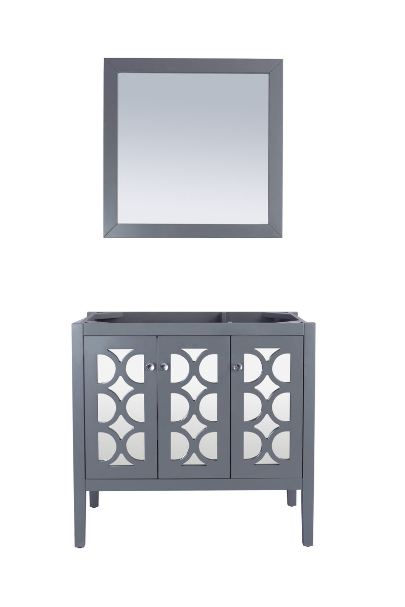 Laviva 313MKSH-36G Mediterraneo 36" Grey Bathroom Vanity Cabinet - view 2