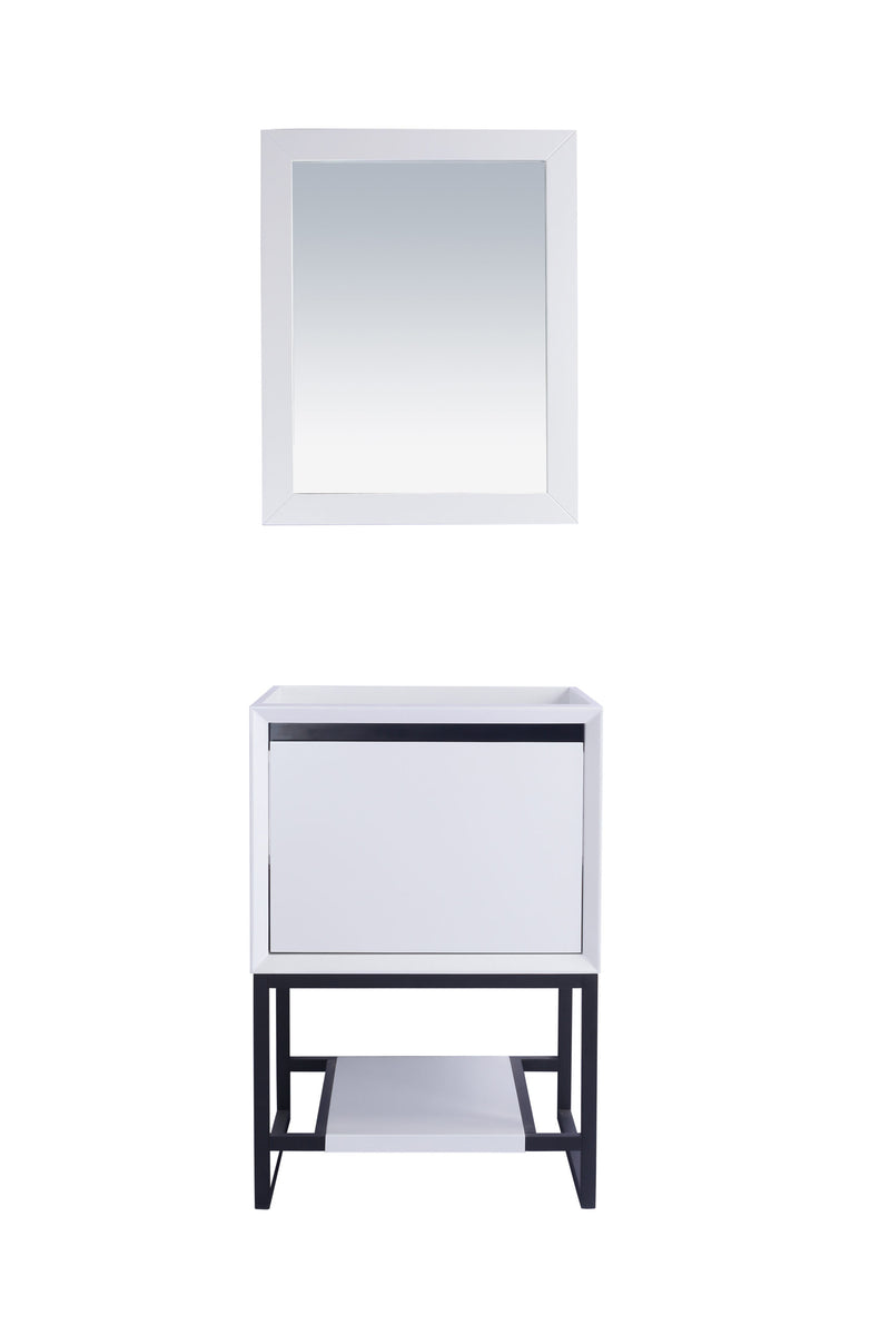 Laviva 313SMR-24W Alto 24" White Bathroom Vanity Cabinet