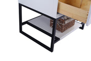 Laviva 313SMR-30W-PW Alto 30" White Bathroom Vanity with Pure White Phoenix Stone Countertop - view 5