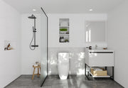 Laviva 313SMR-30W-PW Alto 30" White Bathroom Vanity with Pure White Phoenix Stone Countertop - view 9