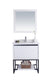 Laviva 313SMR-30W-WQ Alto 30" White Bathroom Vanity with White Quartz Countertop