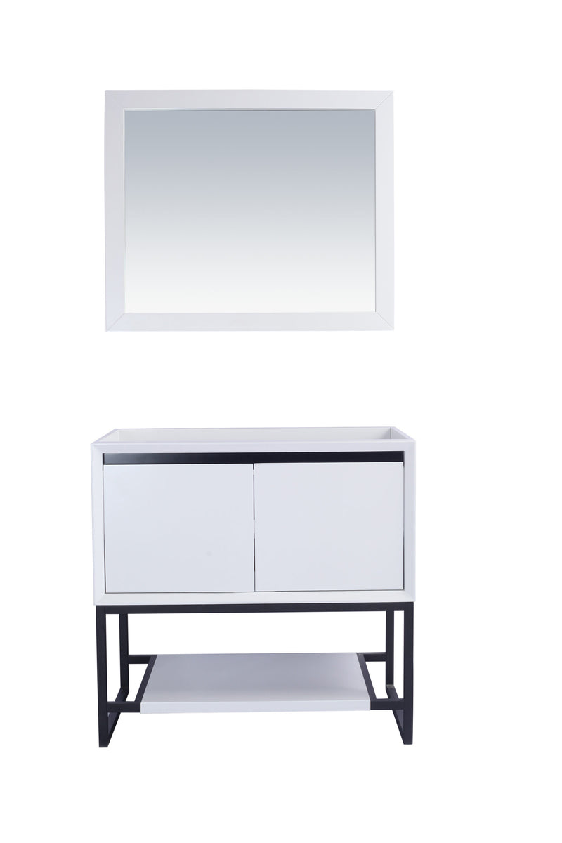 Laviva 313SMR-36W Alto 36" White Bathroom Vanity Cabinet