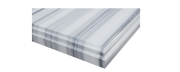Laviva 313SQ1H-24-WS Forever 24" Single Hole White Stripes Marble Countertop with Rectangular Ceramic Sink - view 2