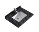 Laviva 313SQ1H-30-BW Forever 30" Single Hole Black Wood Marble Countertop with Rectangular Ceramic Sink