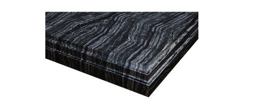 Laviva 313SQ1H-48-BW Forever 48" Single Hole Black Wood Marble Countertop with Rectangular Ceramic Sink - view 2