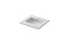 Laviva 313SQ1HSS-24-MW Forever VIVA Stone 24" Matte White Solid Surface Countertop with Integrated Sink