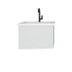 Laviva 313VTR-24CW-MW Vitri 24" Cloud White Bathroom Vanity with VIVA Stone Matte White Countertop