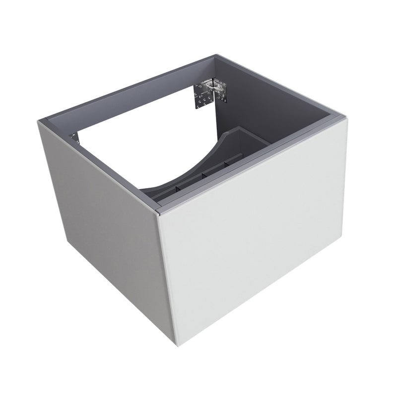 Laviva 313VTR-24CW Vitri 24" Cloud White Wall Hung Bathroom Vanity Cabinet