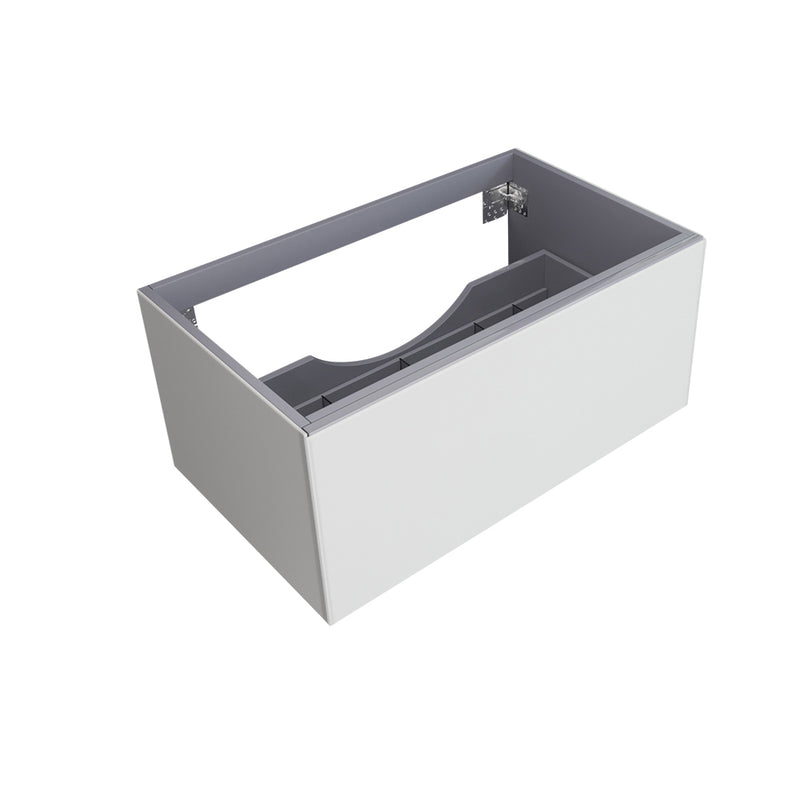 Laviva 313VTR-36CW Vitri 36" Cloud White Wall Hung Bathroom Vanity Cabinet