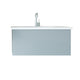 Laviva 313VTR-36FG-MW Vitri 36" Fossil Grey Bathroom Vanity with VIVA Stone Matte White Countertop