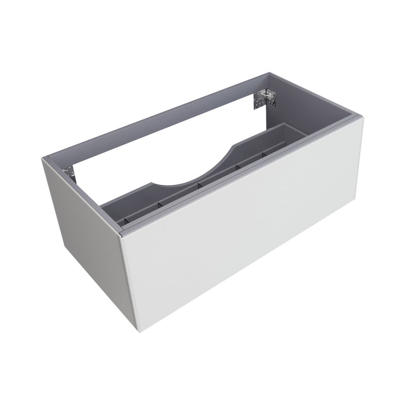Laviva 313VTR-42CW Vitri 42" Cloud White Wall Hung Bathroom Vanity Cabinet