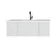Laviva 313VTR-48CW-MW Vitri 48" Cloud White Bathroom Vanity with VIVA Stone Matte White Countertop
