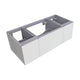 Laviva 313VTR-48CW Vitri 48" Cloud White Wall Hung Bathroom Vanity Cabinet