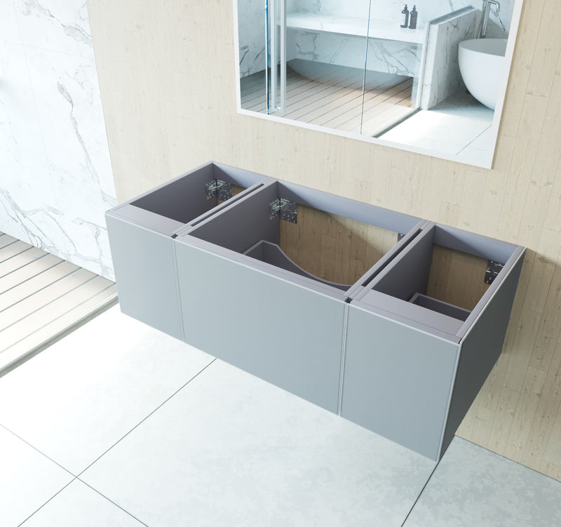 Laviva 313VTR-48FG Vitri 48" Fossil Grey Wall Hung Bathroom Vanity Cabinet