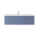 Laviva 313VTR-54NB-MW Vitri 54" Nautical Blue Bathroom Vanity with VIVA Stone Matte White Countertop