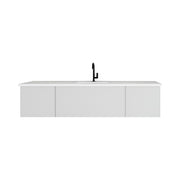 Laviva 313VTR-72CCW-MW Vitri 72" Cloud White Single Sink Bathroom Vanity