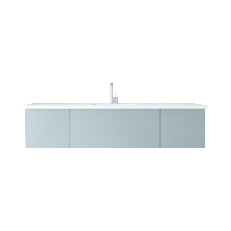 Laviva 313VTR-72CFG-MW Vitri 72" Fossil Grey Single Sink Bathroom Vanity