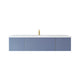 Laviva 313VTR-72CNB-MW Vitri 72" Nautical Blue Single Sink Bathroom Vanity