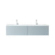 Laviva 313VTR-72DFG-MW Vitri 72" Fossil Grey Double Sink Bathroom Vanity