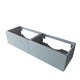 Laviva 313VTR-72DFG Vitri 72" Fossil Grey Double Sink Wall Hung Bathroom Vanity Cabinet