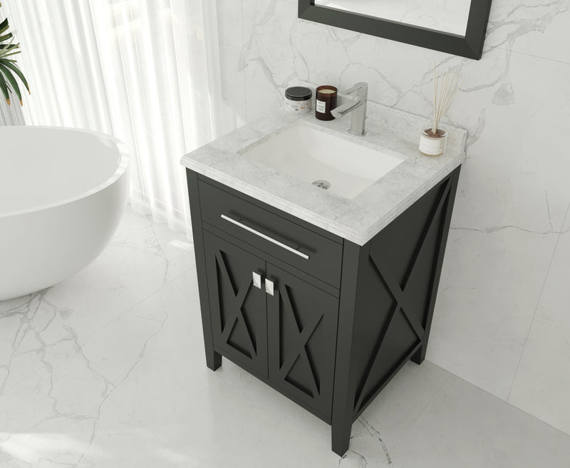 Laviva 313YG319-24E Wimbledon 24" Espresso Bathroom Vanity Cabinet