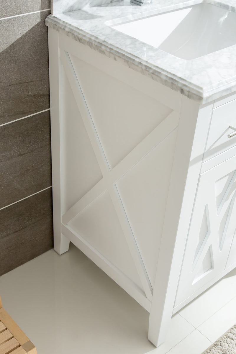 Laviva 313YG319-24W Wimbledon 24" White Bathroom Vanity Cabinet