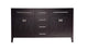 Laviva 313YG319-60B Wimbledon 60" Brown Double Sink Bathroom Vanity Cabinet