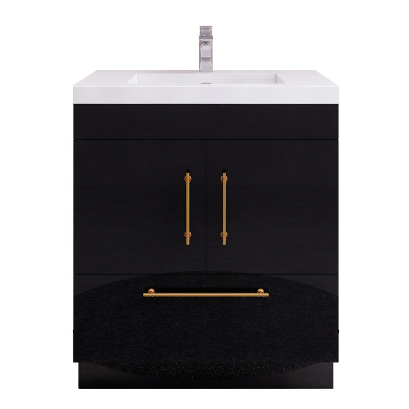 Moreno Bath ELSA30FS Elsa 30" Freestanding Vanity With Reinforced Acrylic Sink Top