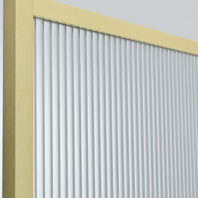 Vinnova 316034-WR-MB Tafalla 34" W x 74" H Frameless Fixed Glass Panel