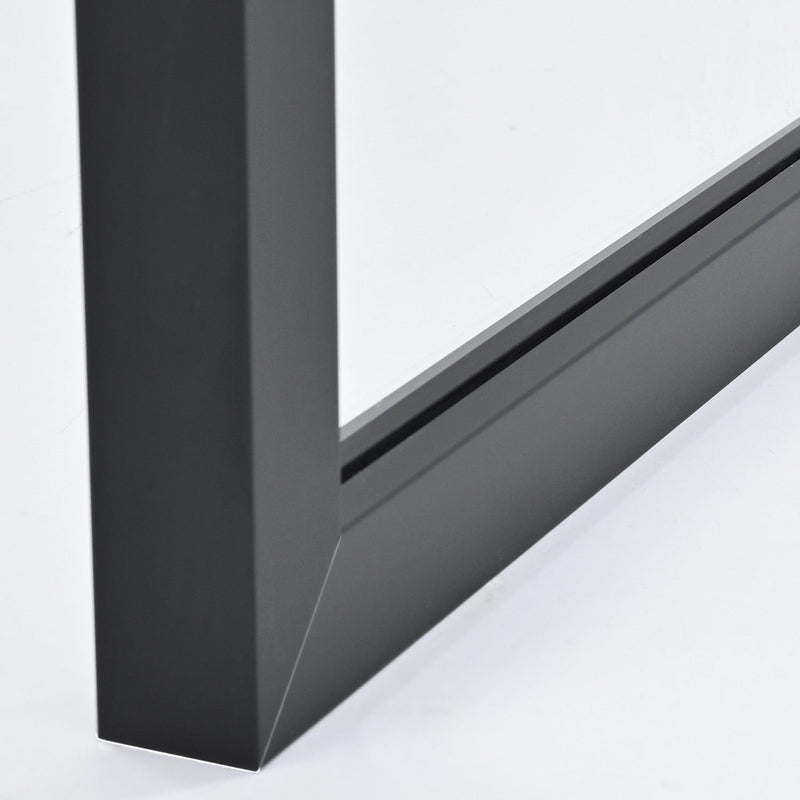 Vinnova 316034-WR-MB Tafalla 34" W x 74" H Frameless Fixed Glass Panel