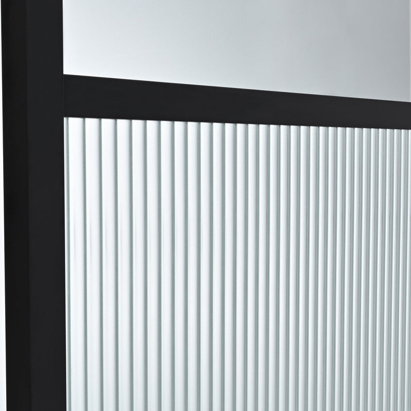 Vinnova 316034-WR-MB Tafalla 34" W x 74" H Frameless Fixed Glass Panel