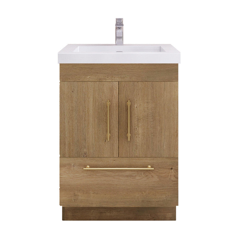 Moreno Bath ELSA24FS Elsa 24" Freestanding Vanity With Reinforced Acrylic Sink Top